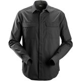 Snickers 8510 Service Shirt lange mouwen Zwart maat XS
