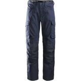 Snickers 6801 Service Broek met Kniestukzakken - Donker blauw/Donker blauw