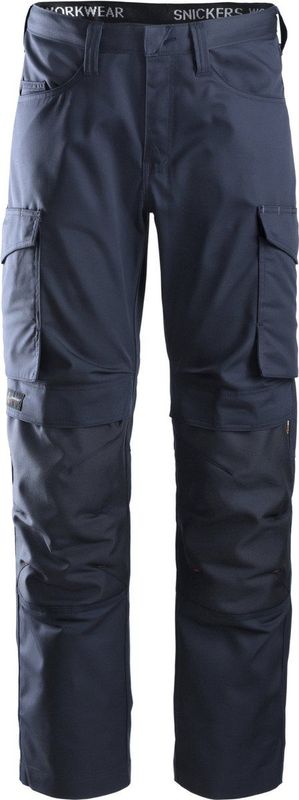Snickers 6801 Service Broek met Kniestukzakken - Donker blauw/Donker blauw