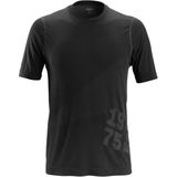 Snickers - 2519 FlexiWork 37.5® - T-shirt - Zwart - Korte Mouwen