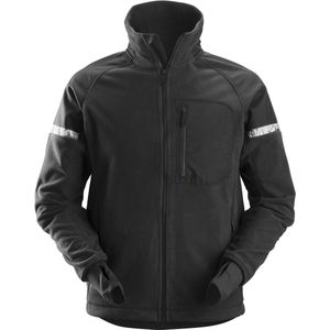 Snickers 8005 AllroundWork, Windproof Fleece Jack - Zwart/Zwart - M