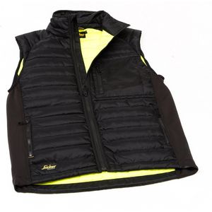 Snickers 4512 AllroundWork Bodywarmer - Zwart/Zwart - Isolerend