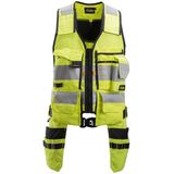 Snickers 4230 AllroundWork, High-Vis Gereedschapsvest Klasse 1 - High-Vis Geel/Zwart
