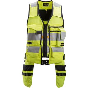 Snickers 4230 AllroundWork, High-Vis Gereedschapsvest Klasse 1 - High-Vis Geel/Zwart