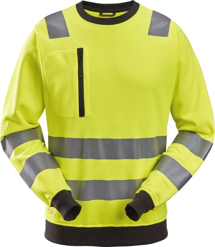Snickers 8037 AllroundWork, High-Vis Sweatshirt Klasse - High-Vis Oranje