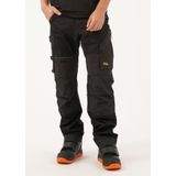 Snickers 6903 FlexiWork, Werkbroek+ - Staal Grijs/Zwart