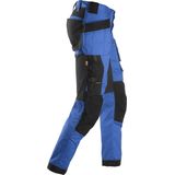 Snickers 6241 AllroundWork, Stretch Werkbroek met Holsterzakken - Wit/zwart