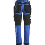 Snickers 6241 AllroundWork, Stretch Werkbroek met Holsterzakken - Wit/zwart