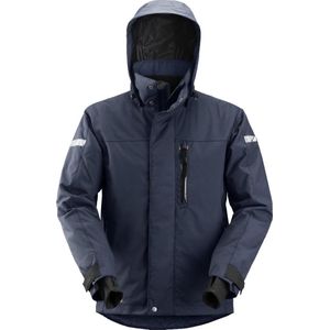 Snickers 1102 AllroundWork Waterproof 37.5® Isolerend Jack Marineblauw/Zwart maat XS