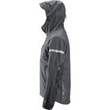 Snickers Workwear Snickers 1229 Softshell Werkjas AllroundWork Staalgrijs/Zwart