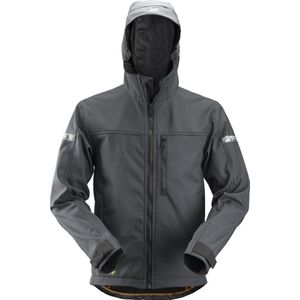 Snickers - 1229 AllroundWork - Soft Shell Jack - Staalgrijs/Zwart - CORDURA®