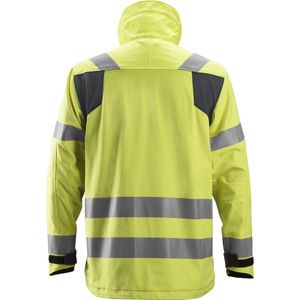 Snickers 1561 ProtecWork Jack High-Vis Klasse 3 High-Vis Geel/Marineblauw maat XS