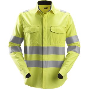 Snickers 8562 ProtecWork Shirt met Lange Mouwen High-Vis Klasse 3 - High Vis Geel