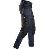 Snickers Workwear - AllroundWork - Werkbroek - Marineblauw/Zwart - Stretchmateriaal