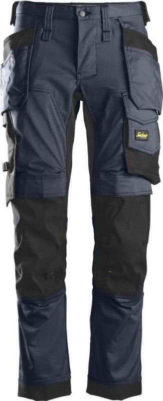 Snickers Workwear - AllroundWork - Werkbroek - Marineblauw/Zwart - Stretchmateriaal
