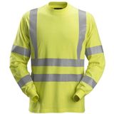 Snickers 2461 ProtecWork T-shirt met Lange Mouwen High-Vis Klasse 3 - High Vis