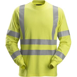 Snickers 2461 ProtecWork T-shirt met Lange Mouwen High-Vis Klasse 3 - High Vis