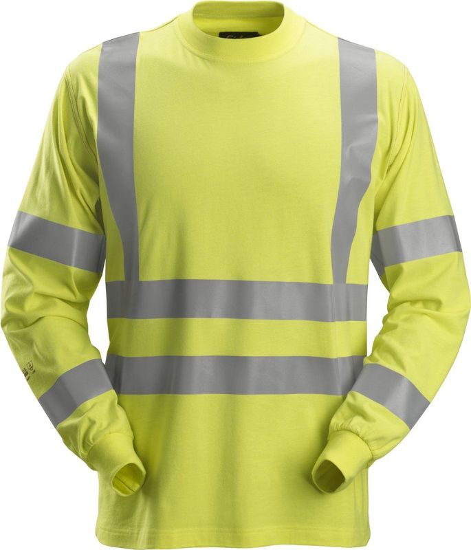 Snickers 2461 ProtecWork T-shirt met Lange Mouwen High-Vis Klasse 3 - High Vis