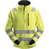 Snickers 2860 ProtecWork Fleece Jack High-Vis Klasse 3 High-Vis Geel maat XS