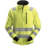 Snickers 2860 ProtecWork Fleece Jack High-Vis Klasse 3 High-Vis Geel maat XS