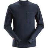 Snickers 2460 ProtecWork T-shirt met Lange Mouwen - Donker Blauw