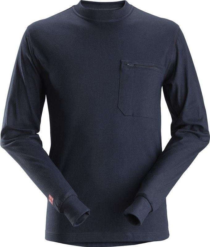 Snickers 2460 ProtecWork T-shirt met Lange Mouwen - Donker Blauw