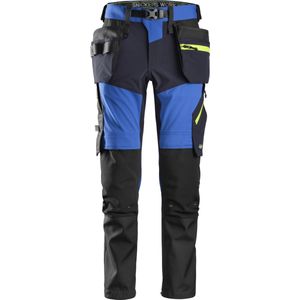 Snickers 6940 FlexiWork, Stretch Werkbroek+ met Holsterzakken - Kobalt Blauw/Donkerblauw