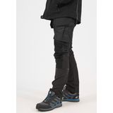 Snickers 6940 FlexiWork, Stretch Werkbroek+ met Holsterzakken - Zwart/Neon