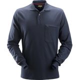 Snickers 2660 ProtecWork Poloshirt met Lange Mouwen - Donker Blauw