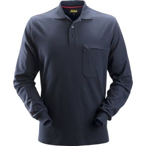 Snickers 2660 ProtecWork Poloshirt met Lange Mouwen - Donker Blauw