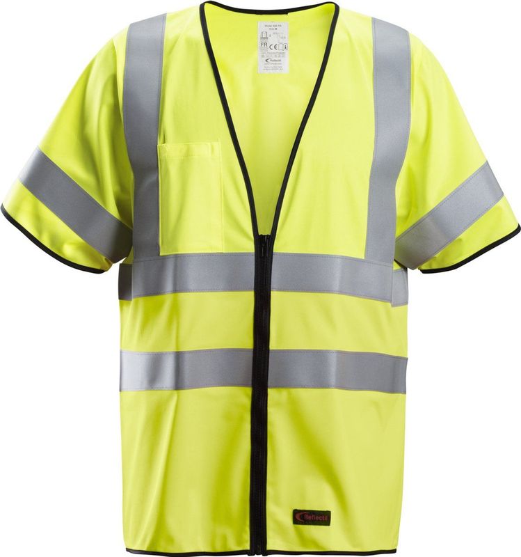 Snickers 4361 ProtecWork Vest Klasse 3/2 - High-Vis - Geel - Materiaal