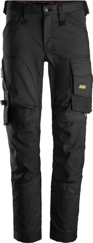 Snickers AllroundWork Stretch Werkbroek 6341 - Mannen - Zwart - 44