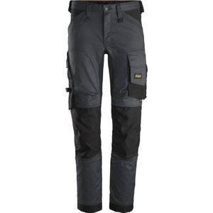 Snickers AllroundWork Stretch Werkbroek 6341 - Mannen - Staalgrijs/Zwart