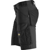 Snickers Workwear Snickers 6143 Korte Werkbroek Stretch AllroundWork Zwart