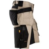 Snickers Korte Broek AllroundWork Stretch Holsterzakken 6141 - Mannen - Khaki/Zwart
