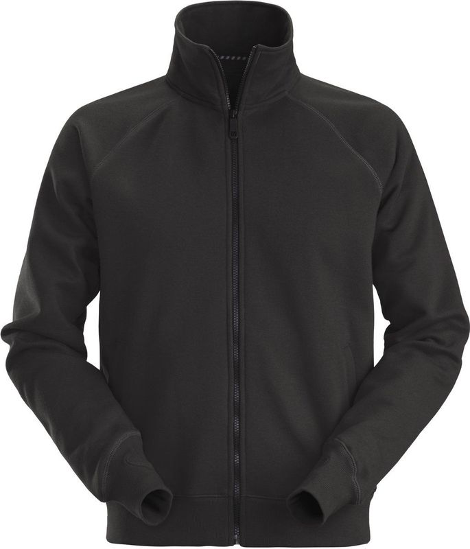 Snickers 2886 Sweatshirt Jack met Rits Zwart maat S