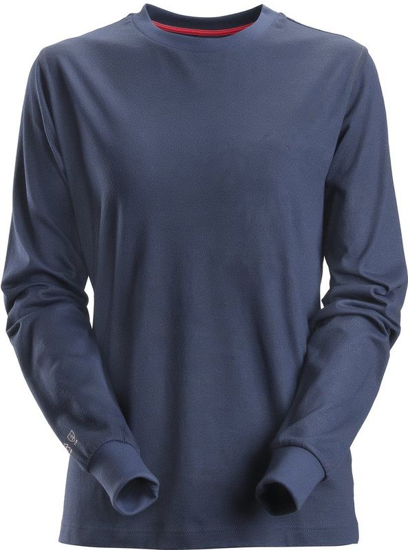 Snickers 2467 Dames T-shirt - Marineblauw - Zachte Stof - Bescherming tegen Hitte en Vuur