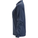Snickers 2667 ProtecWork Dames Poloshirt met lange mouw - Donker Blauw