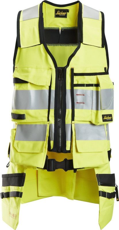 Snickers 4260 ProtecWork Bodywarmer Klasse 1 High-Vis Geel maat XS