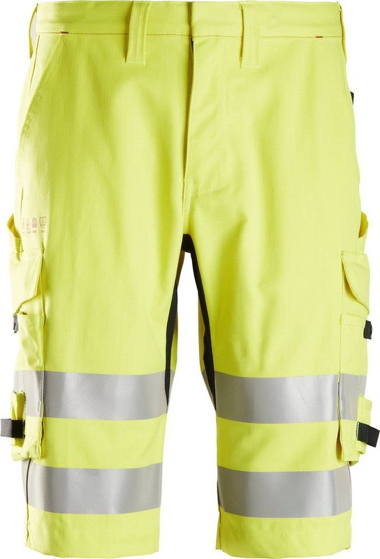 Snickers 6160 ProtecWork, Shorts, klasse 1 - High-Vis Geel
