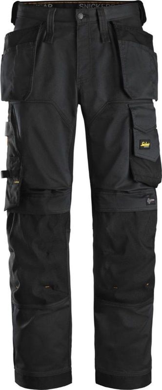 Snickers Workwear Snickers 6251 Stretch Werkbroek Loose Fit AllroundWork Zwart