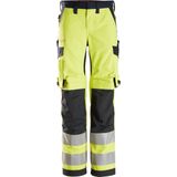 Snickers 6760 ProtecWork, High-Vis KL 2, Damesbroek - High-Vis Geel/Donker blauw - 18