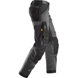 Snickers Workwear Snickers 6351 Stretch Werkbroek Loose Fit AllroundWork Staalgrijs/Zwart