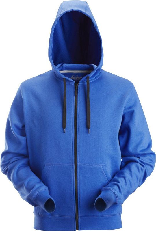 Snickers 2801 Classic Zip Hoodie - Kobalt Blauw