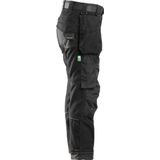 Snickers 7505 FlexiWork, Junior Broek - Zwart/Zwart