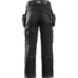 Snickers 7505 FlexiWork, Junior Broek - Zwart/Zwart