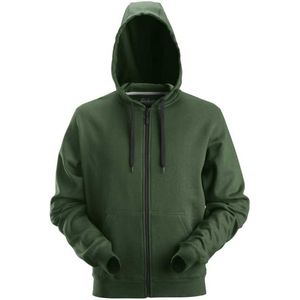 Snickers 2801 Classic Zip Hoodie Bosgroen maat XS