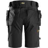 Snickers 6143 AllroundWork, Stretch Korte Broek - Khaki/Zwart