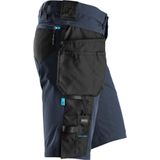 Snickers 6108 LiteWork, Kortebroek+ met afneembare Holsterzakken - Donker Blauw/Zwart