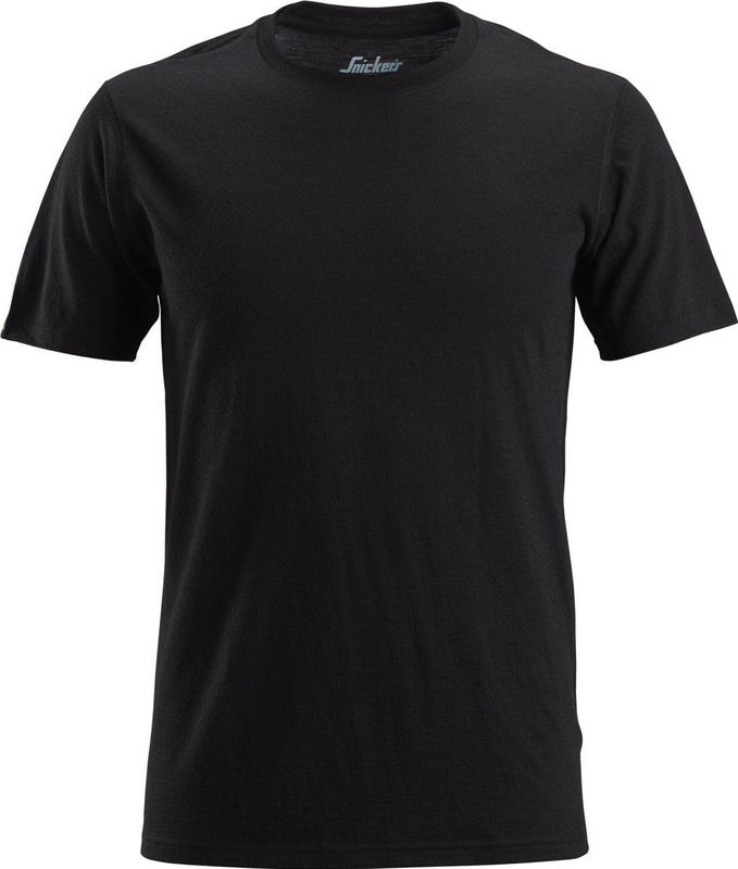Snickers 2527 Wollen T-shirt - Zwart